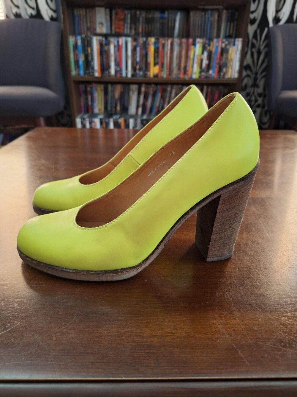 Maison Martin Margiela Neon Yellow Heels
